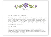 Wisteria Directions Cards