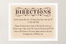 Directions Cards
