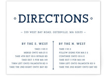 Established Union Directions Cards