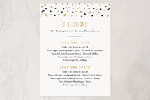 Directions Cards