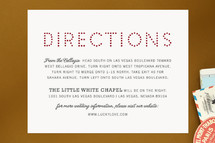Directions Cards