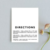 Directions Cards