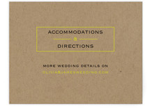Vintage Kraft Directions Cards