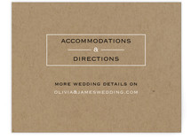 Vintage Kraft Directions Cards