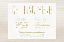 Directions Cards