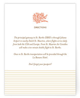Coral Directions Cards