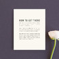 Directions Cards