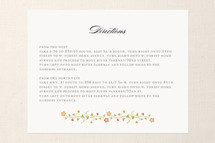 Directions Cards