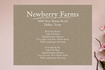 Directions Cards