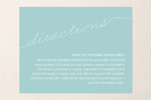 Directions Cards
