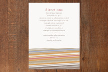 Directions Cards