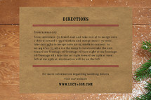Directions Cards