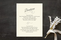 Directions Cards