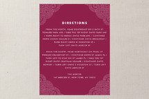Directions Cards
