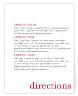 float + celebrate Directions Cards
