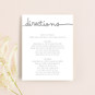 Directions Cards