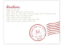 A Faraway Destination Directions Cards