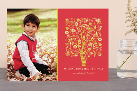 Tree of Life Diwali Cards