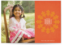 Vermilion Diwali Cards