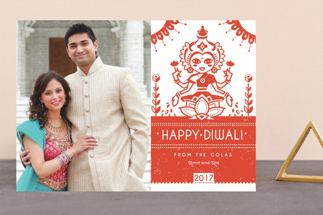 Graphic Lakshmi Diwali Cards