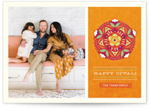 Floral Rangoli Diwali Cards