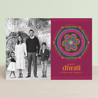Paisley Emblem Diwali Cards