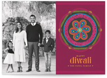 Paisley Emblem Diwali Cards
