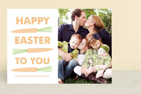 Easter Carrots Easter Cards