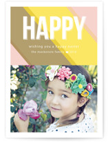 Pastel Dyed Stripes Easter Cards