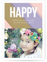 Pastel Dyed Stripes Easter Cards