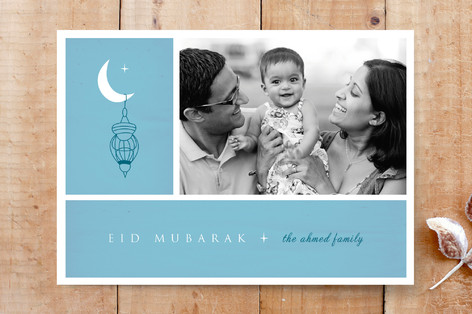 Moon Lantern Eid Cards