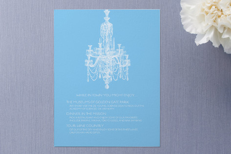 Chandelier Enclosure Cards