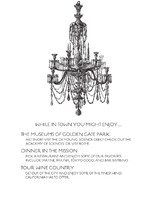 Chandelier Enclosure Cards
