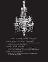 Chandelier Enclosure Cards