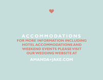 just married Enclosure Cards