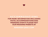 just married Enclosure Cards