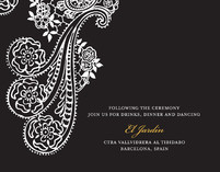 Spanish Lace Enclosure Cards