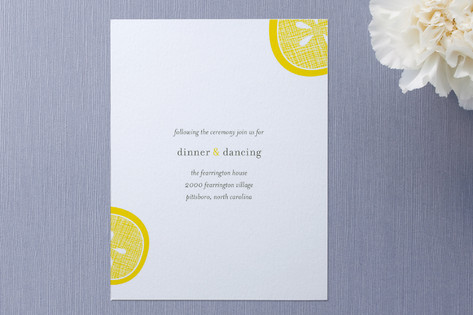 Lemon Drop Enclosure Cards