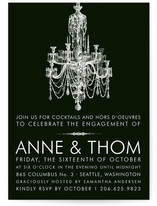 Chandelier Engagement Party Invitations