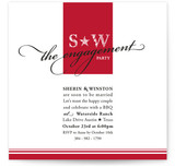 Texan Star Engagement Party Invitations