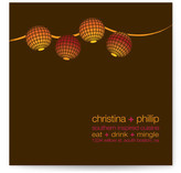 Eat + drink + mingle Engagement Party Invitations