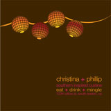 Eat + drink + mingle Engagement Party Invitations