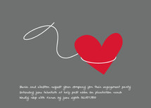 Lasso Engagement Party Invitations