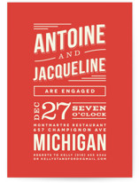 superhero Engagement Party Invitations
