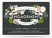 Banner Bling Engagement Party Invitations