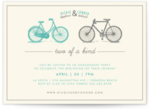Two of a Kind Engagement Party Invitations
