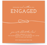 Tied Together Engagement Party Invitations