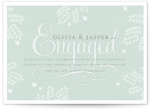 Glass Slipper Engagement Party Invitations