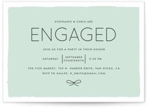 Knotted Engagement Party Invitations