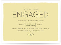 Knotted Engagement Party Invitations